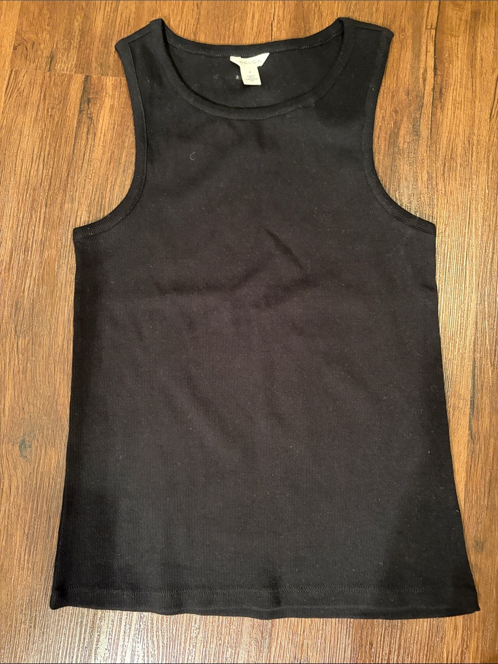 Caslon black tank top women’s sz M. Like new.
